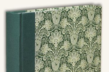 Klassisches Fotoalbum, "Leni", grünes Fotoalbum